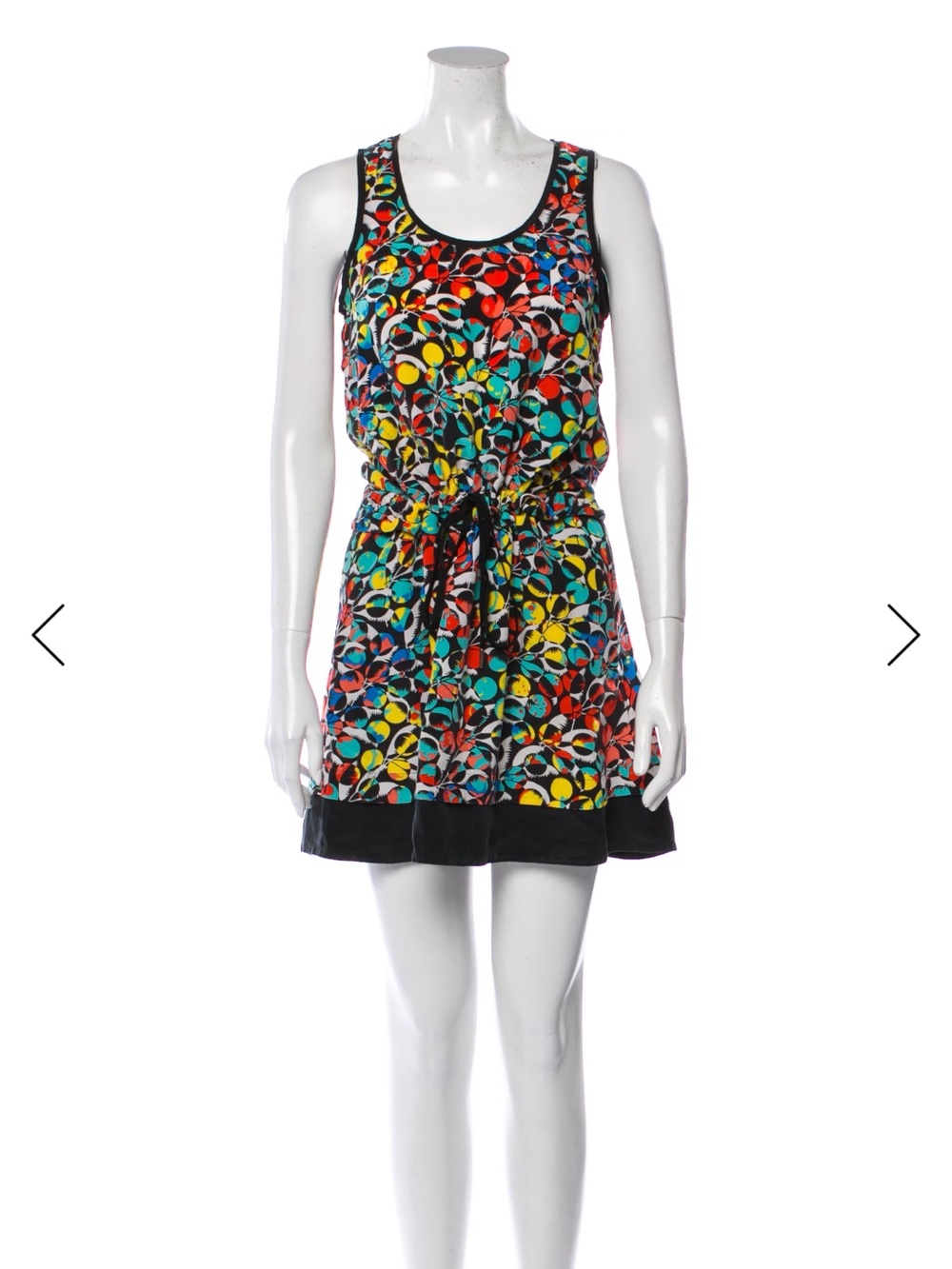 Marc by Marc Jacobs 100% Silk Abstract Print Dress XS